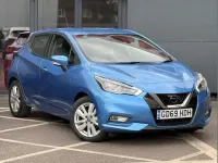 Used Nissan Micra Acenta 99 HP (72 kW) 2020 Blue Hatchback