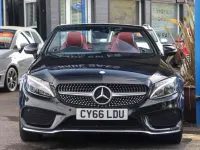 Begagnad Mercedes C220 AMG line 2017 Svart Cab