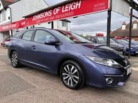 Used Honda Civic SE Plus 120 HP (88 kW) 2017 Blue Estate