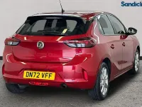 Used Vauxhall Corsa Design Edition 75 HP (55 kW) 2022 Red Hatchback