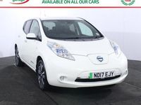 Used Nissan Leaf Tekna 80 kW (109 HP) 2017 White Hatchback
