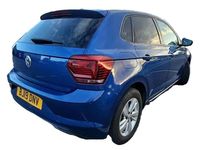 Used VW Polo SE 95 HP (69 kW) 2019 Blue Hatchback