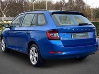 Used Skoda Fabia SE L 94 HP (69 kW) 2021 Race blue metallic Estate