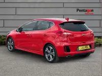 Used Kia Ceed GT-Line 136 HP (100 kW) 2018 Red Hatchback
