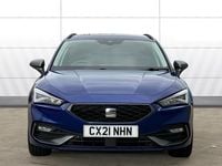 Used Seat Leon FR 150 HP (110 kW) 2021 Blue Estate