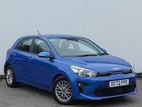 Used Kia Rio 99 HP (72 kW) 2023 Blue Hatchback