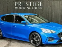 Used Ford Focus ST-Line 125 HP (91 kW) 2018 Blue Hatchback