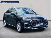 Used Audi Q5 Sportback S-Line 204 HP (150 kW) 2022 Black SUV