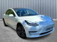 Used Tesla Model 3 Long Range AWD 366 kW (498 HP) 2019 White Sedan