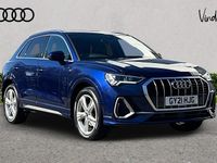 Used Audi Q3 S-Line 150 HP (110 kW) 2021 Blue SUV