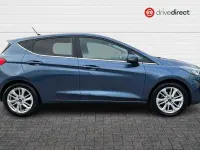 Used Ford Fiesta Titanium 2023 Blue Hatchback