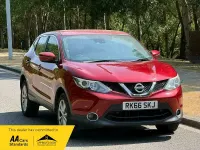 Used Nissan Qashqai Acenta 110 HP (80 kW) 2016 Red SUV