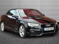 Used Audi A3 Cabriolet S-Line 110 HP (80 kW) 2015 Brilliant black Cabriolet