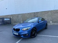 Used BMW 218 M Sport 2014 Blue Coupe
