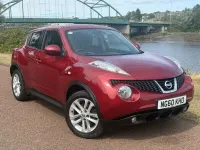Used Nissan Juke Acenta 187 HP (137 kW) 2011 Red SUV