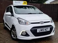 Used Hyundai i10 Premium 2015 White Hatchback