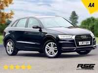 Begagnad Audi Q3 S-Line 150 HK (110 kW) 2017 Svart SUV