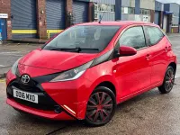 Used Toyota Aygo X-play 69 HP (50 kW) 2016 Red Hatchback