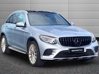 Used Mercedes GLC250 AMG Line Premium 204 HP (150 kW) 2018 Iridium silver Estate