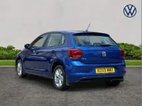 Used VW Polo SE 95 HP (69 kW) 2019 Blue Hatchback
