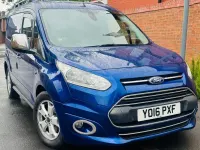 Used Ford Transit Connect Limited 120 HP (88 kW) 2016 Blue MPV