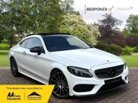 Used Mercedes C220 AMG Line Premium 2017 White Coupe