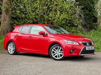 Used Lexus CT200h 136 HP (100 kW) 2016 Red Hatchback