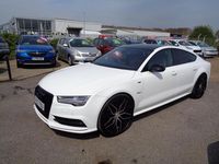 Used Audi A7 Sportback Black Edition 218 HP (160 kW) 2017 White Hatchback