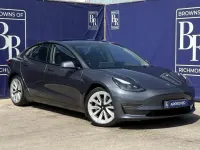 Used Tesla Model 3 Long Range AWD 75 kW (102 HP) 2021 Grey Sedan