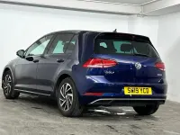 Used VW Golf VII Match 130 HP (95 kW) 2019 Blue Hatchback