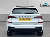 Used Skoda Kamiq Monte Carlo 116 HP (85 kW) 2024 Moon white metallic SUV