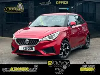 Käytetty MG MG3 Excite 106 HP (77 kW) 2021 Punainen Viistoperä