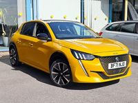 Used Peugeot e-208 GTi 100 kW (136 HP) 2021 Yellow Hatchback