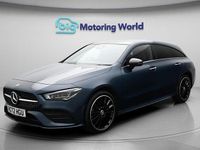 Used Mercedes CLA250e Shooting Brake AMG line 2023 Blue Estate