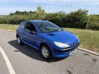 Used Peugeot 206 Style 60 HP (44 kW) 2002 Blue Hatchback