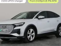 Used Audi Q4 Sportback e-tron S-Line 125 kW (170 HP) 2022 White SUV