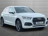 Used Audi Q5 S-Line 190 HP (139 kW) 2019 Ibis white SUV