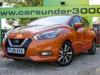 Used Nissan Micra N-Connecta 2019 Orange Hatchback