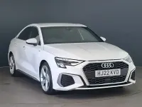Used Audi A3 S-Line 150 HP (110 kW) 2022 White Sedan