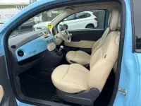 Used Fiat 500 85 HP (62 kW) 2014 Blue Cabriolet