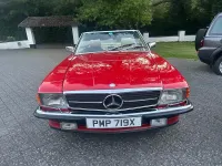 Used Mercedes SL380 1981 Red Cabriolet