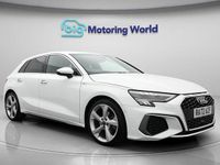 Used Audi A3 Sportback S-Line 110 HP (80 kW) 2023 White Hatchback