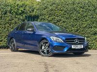 Used Mercedes C250 AMG line 2018 Blue Sedan