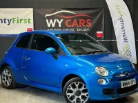 Used Fiat 500 S 69 HP (50 kW) 2014 Blue Hatchback