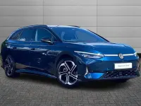 New VW ID.7 GTX 250 kW (340 HP) 2026 Aquamarine blue with black roof Estate