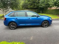 Used Skoda Rapid Sport 110 HP (80 kW) 2018 Blue Hatchback