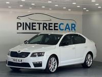 Used Skoda Octavia vRS 184 HP (135 kW) 2015 White Hatchback