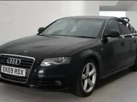 Used Audi A4 S-Line 211 HP (155 kW) 2009 Black Sedan