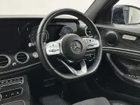 Used Mercedes E220 AMG line 194 HP (142 kW) 2018 Blue Sedan