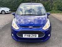 Used Ford B-MAX Zetec 95 HP (69 kW) 2018 Blue MPV